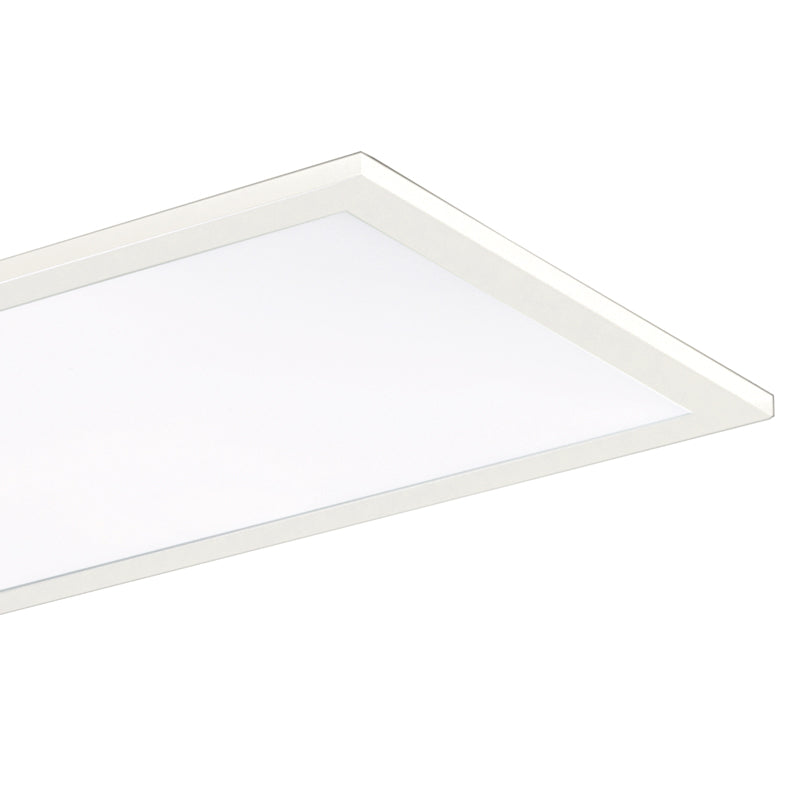 Incasso Controsoffitto Rettangolare Alluminio Bianco Led 40 watt Luce Naturale Intec LED-PANEL-30X120-2