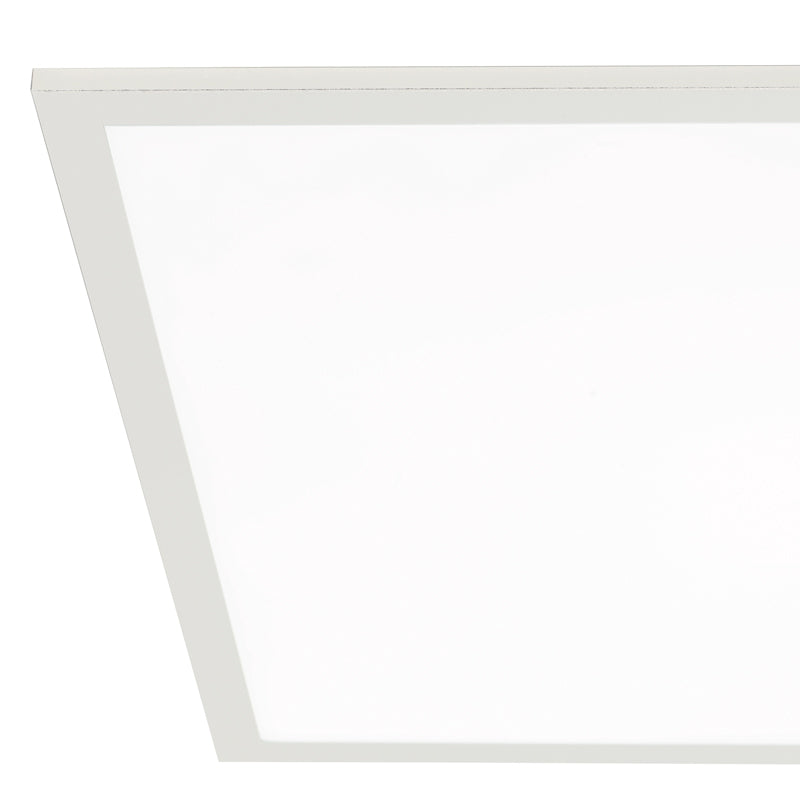 Incasso Cartongesso Faretto Quadrato Alluminio Bianco Led 40 watt Luce Calda Intec LED-PANEL-C-60X60-2