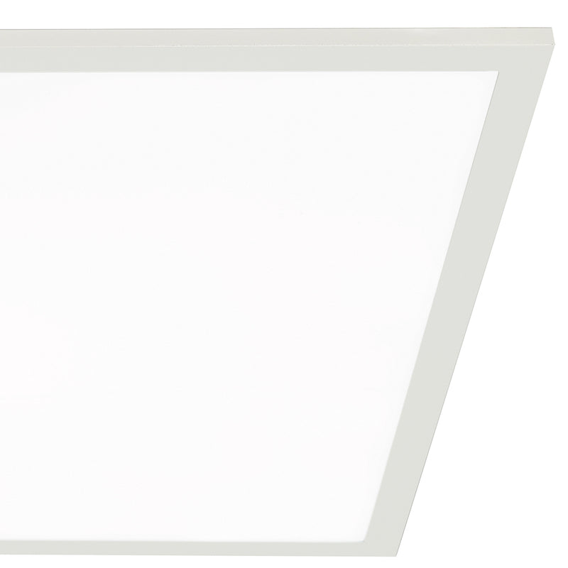 Incasso Cartongesso Faretto Quadrato Alluminio Bianco Led 40 watt Luce Calda Intec LED-PANEL-C-60X60-3