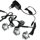 Kit 6 Faretti Segnapassi Alluminio Nikel Pavimento Parete Led 3,6 watt Luce Naturale Intec LED-RIDER-R6-DIR-2