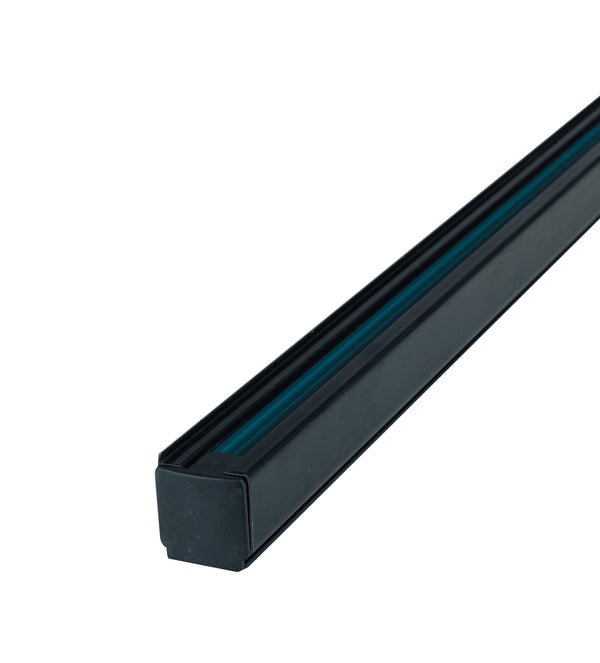 prezzo Rail électrifié Triphasé Aluminium Noir 1 m Intec LED-TRACK-1M