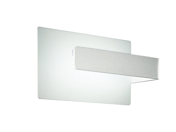 Applique moderne en aluminium gaufré blanc, lampe murale LED 4 watts, lumière chaude acquista