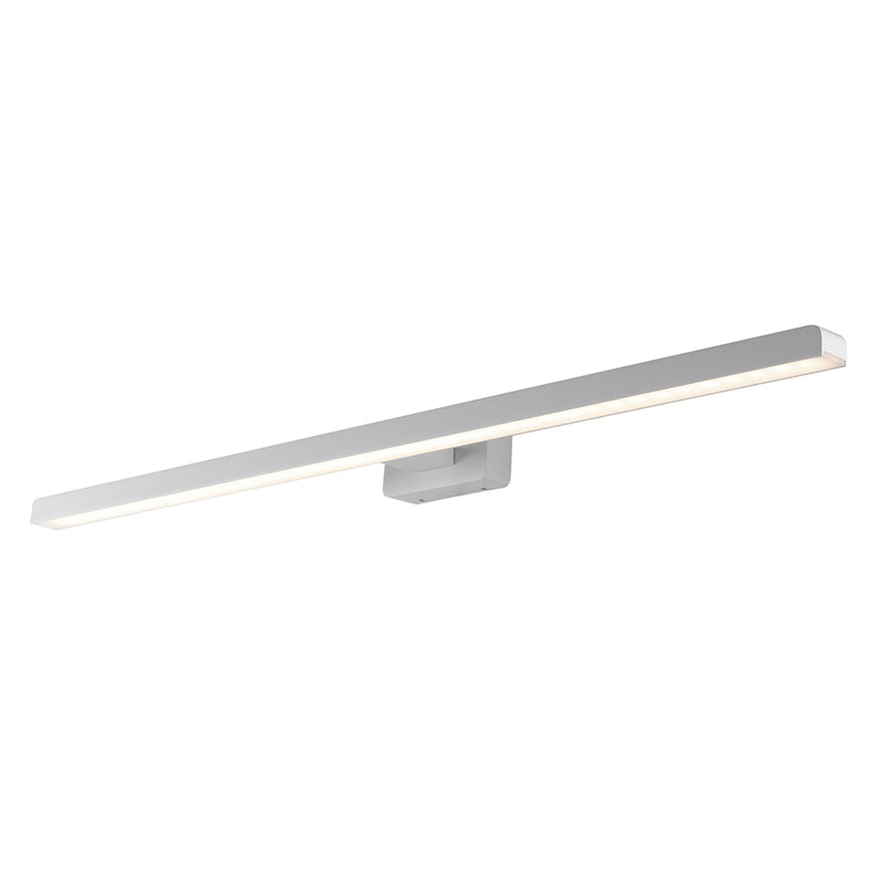 Applique Sopra Specchio Alluminio Bianco Lampada Bagno Led 17 watt Luce Naturale Intec LED-W-LANCER-1