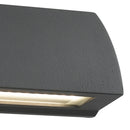 Faretto Segna Passi Emissione Luce verso Basso Alluminio Nero Led 4 watt Luce Naturale Intec LED-W-SHELBY-130-3