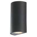 Applique Moderna Alluminio Nero Emissione Luminosa Superiore Inferiore Led 12 watt Luce Naturale Intec LED-W-ZONDA-1