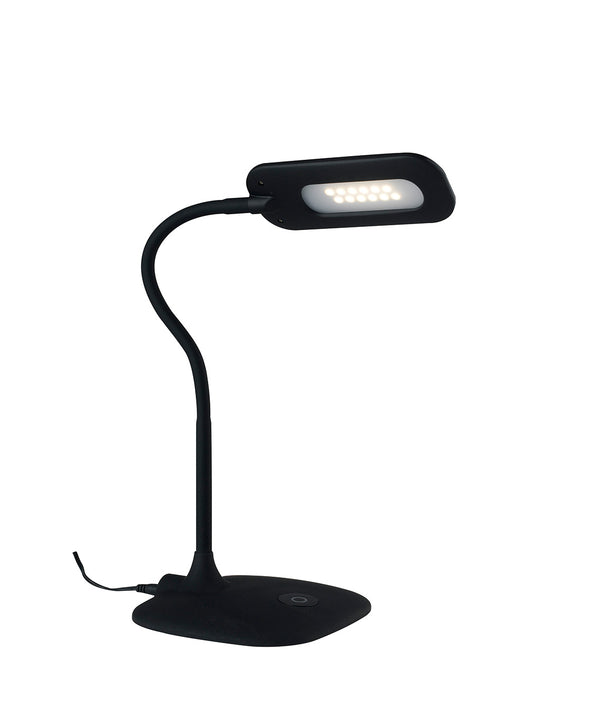 Lume Black Touch Controls Lampe de lecture LED en plastique et silicone en métal 4,8 watts Lumière naturelle acquista