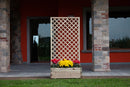 Fioriera da Giardino con Traliccio 180x44x90 cm in Legno-3