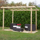 Pergola Autoportante 240x240 cm in Legno-3