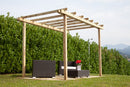 Pergola Autoportante 240x240 cm in Legno-8