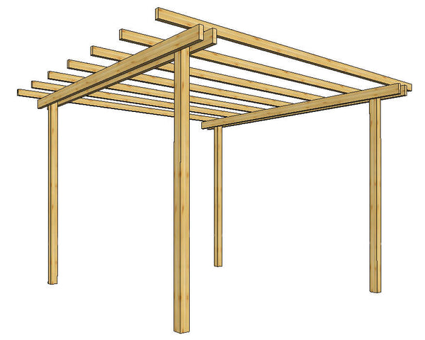 Pergola Autoportante 240x300 cm en Bois online