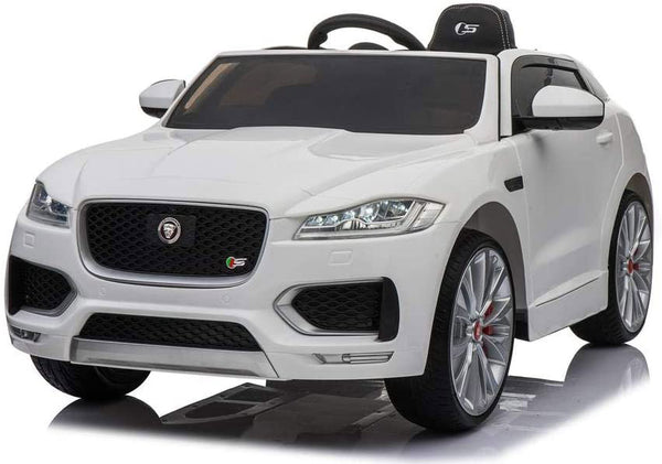 acquista Voiture jouet électrique pour enfants 12V sous licence Jaguar F-Pace Blanc