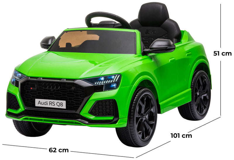 Macchina Elettrica per Bambini 12V Audi SQ8 Verde-5