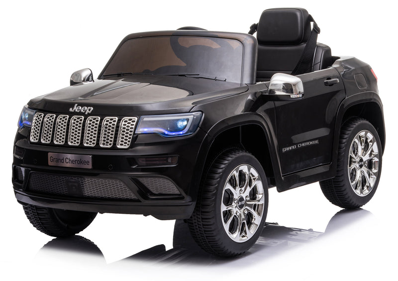 Macchina Elettrica per Bambini 12V Jeep Grand Cherokee Nero-1