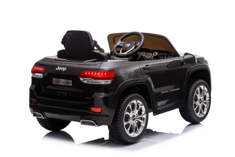 Macchina Elettrica per Bambini 12V Jeep Grand Cherokee Nero-6