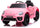 Voiture électrique pour enfants 12V avec permis Volkswagen Beetle Beetle Small Rose