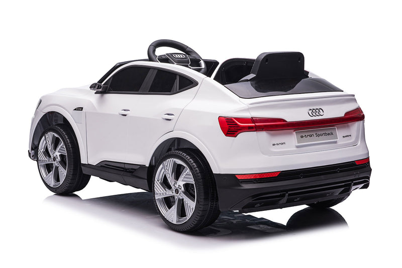 Macchina Elettrica per Bambini 12V Audi E-Tron Sportback Bianca-2