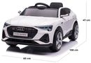 Macchina Elettrica per Bambini 12V Audi E-Tron Sportback Bianca-4