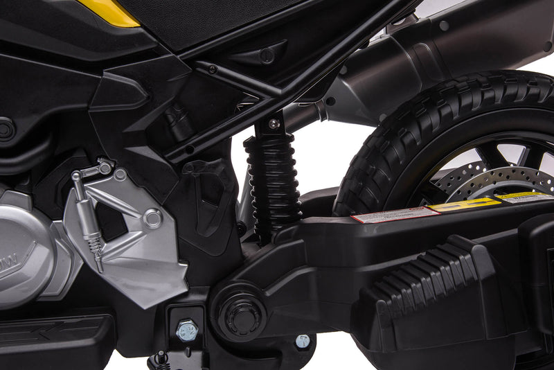 Moto Elettrica per Bambini 12V BMW F 850 GS Gialla-10