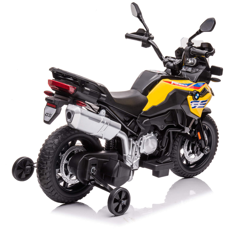 Moto Elettrica per Bambini 12V BMW F 850 GS Gialla-4