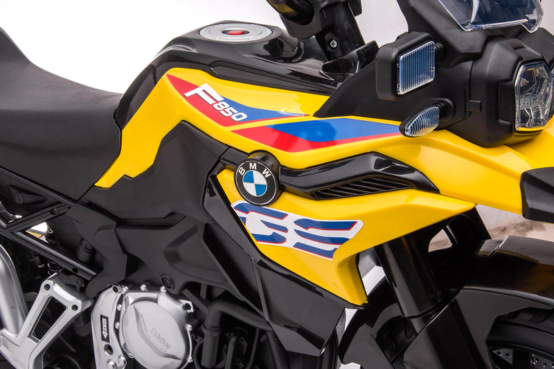 Moto Elettrica per Bambini 12V BMW F 850 GS Gialla-9