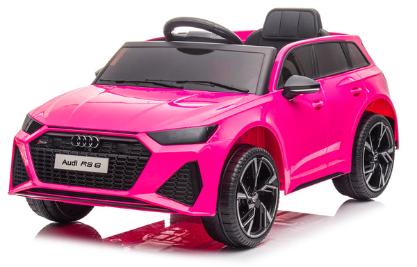 acquista Voiture électrique pour enfants 12V avec permis Audi RS6 Rose