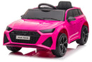 Macchina Elettrica per Bambini 12V Audi RS6 Rosa-8