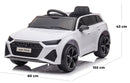 Macchina Elettrica per Bambini 12V Audi RS6 Bianca-5