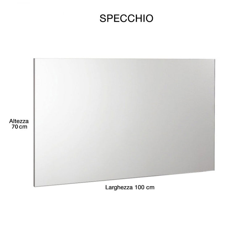 Mobile da Bagno Sospeso 108cm Mazzoni Manhattan Grigio Cemento-2