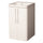 Montegrappa Novella Dipiù Meuble Lavabo 50,5x50,5x87 cm 2 Portes Blanc