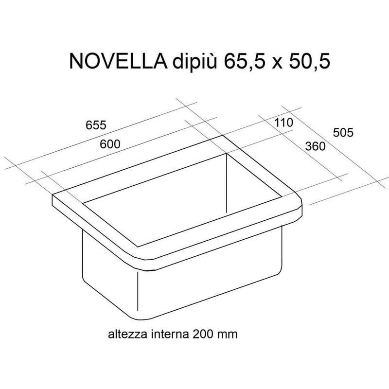 Mobile Lavatoio 65,5x50,5x87 cm 2 Ante Montegrappa Novella Dipiù Bianco-4