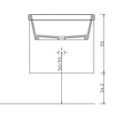 Mobile Lavatoio Sospeso 65,5x50,5x56 cm 2 Ante Montegrappa Novella Dipiù Antracite-7