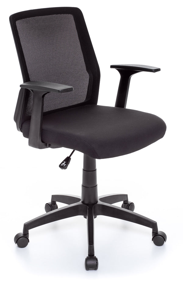 acquista Chaise de bureau opérative en tissu noir