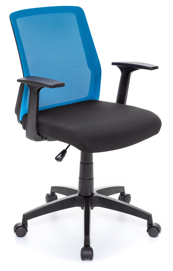 Chaise de bureau opérative en tissu bleu prezzo