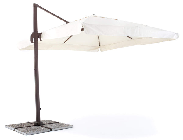 Parasol de Jardin Décentralisé 3x4m en Aluminium et Polyester Senso Ecru acquista