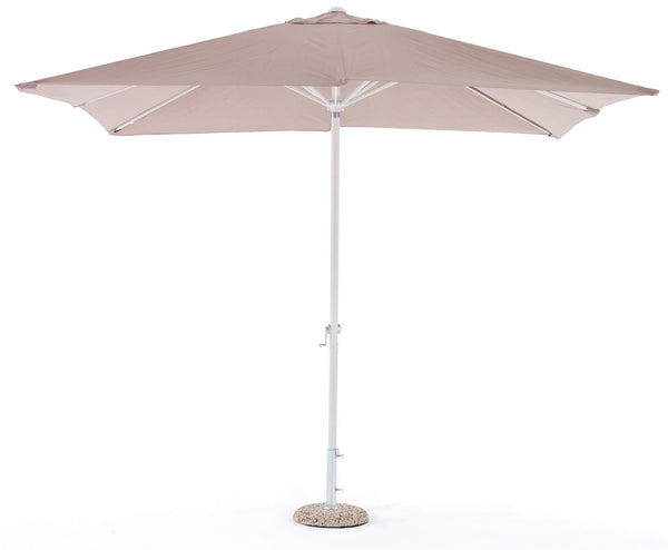 Parasol de jardin 3x2m en aluminium et polyester de jardin gris prezzo