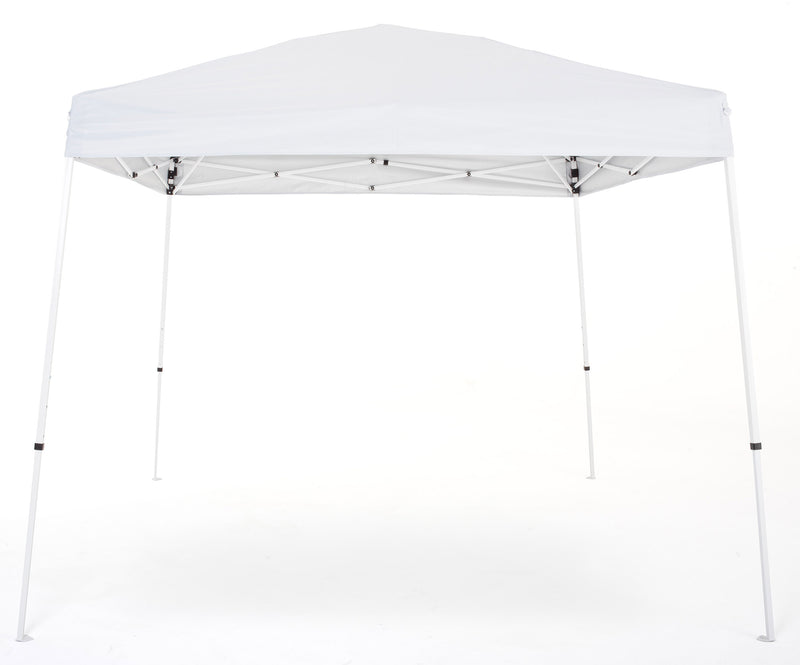 Gazebo Pieghevole 3x3m in Ferro e Poliestere 150D Easy Bianco-1