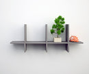 Mensola in MDF 92x15x37cm TFT  Easy Grigio Cenere-2