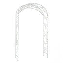 Arco da Giardino 135x47,5x230 h cm in Acciaio Bianco-1