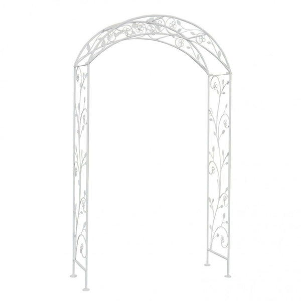 online Arche de Jardin 135x47,5x230 h cm en Acier Blanc