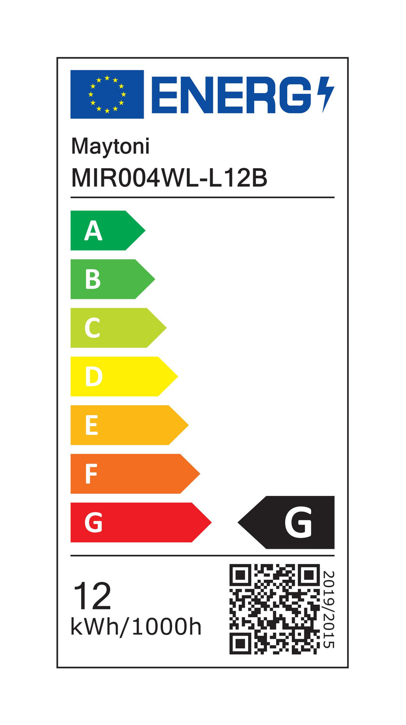 Lampada da parete per quadri Mirror in Metallo Finelli Nero-4