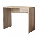 Scrivania Porta Pc Tom Quercia Chiaro 90x45x74 h cm in Truciolare bilaminato Marrone-1