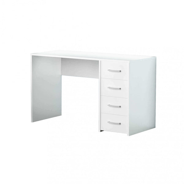 online Bureau Pc Blanc Topaze 120x50x74 h cm en Panneau de particules Bilaminé Blanc