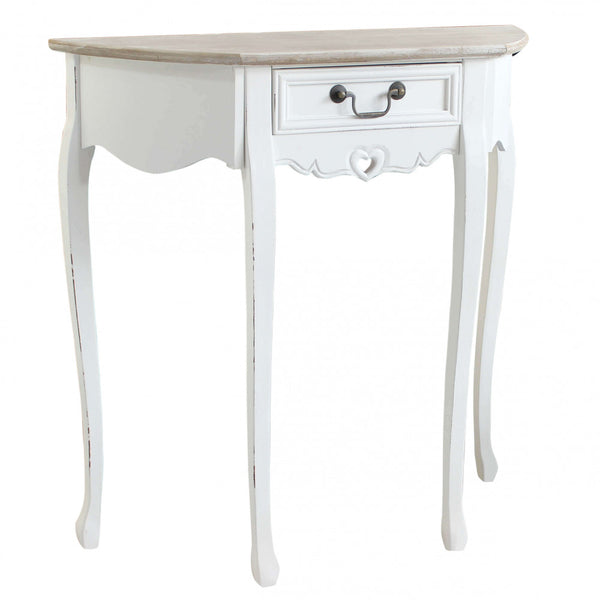 Table Coeur 79x31x79 h cm en Bois de Paulownia Blanc online