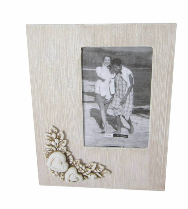 acquista Cadre photo 10x15 Shabby Chic Rectangulaire 18x2,5x23 h cm en MDF Taupe