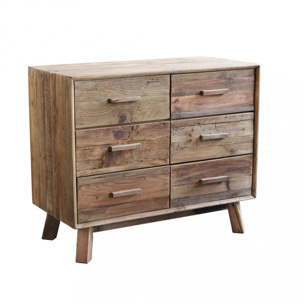 Commode Denzel 102,6x48x85 h cm en pin recyclé marron online