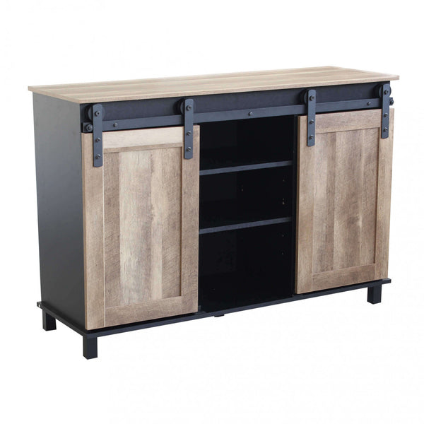 acquista Youri Armoire 120x40x82 h cm en Bois Noir