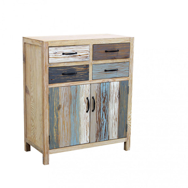 sconto Armoire Alden 78x39x93 h cm en bois multicolore