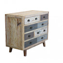 Mobile Benjy 99x45x82 h cm in Legno Multicolor-3