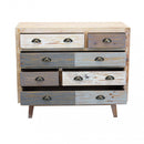 Mobile Benjy 99x45x82 h cm in Legno Multicolor-5