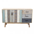 Mobile Felix 126x40x78 h cm in Legno Multicolor-5